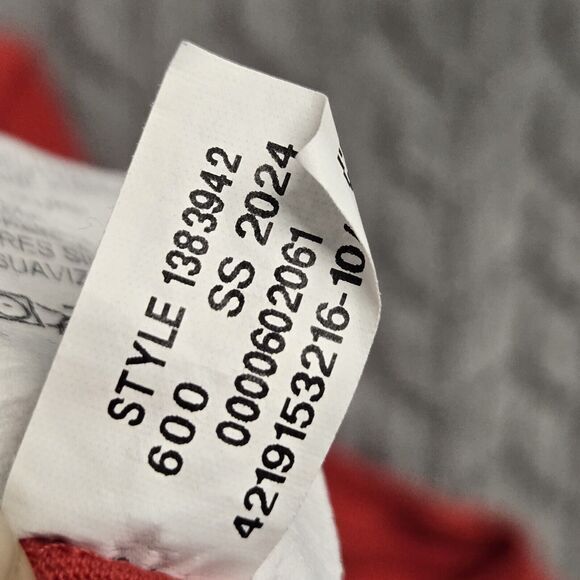 3 Under Armour T Shirt Men's Medium UA Collegiate Branded Red/ 2 V Neck Gym Gray - Picture 5 of 16